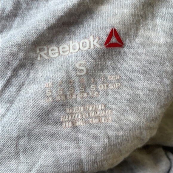 Reebok flow tank top work out Gray & Gold loose - Picture 6 of 8